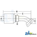 A & I Products (HW-C61) Code 61 Flange Head - 45� Elbow 6" x3" x3" A-C6145-12-12-W